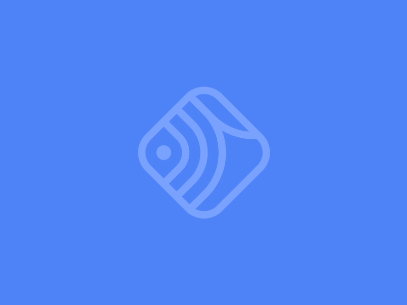Saifu Logo Exploration animation app blue brand branding circuit construction exploration fish flat icon illustration logo logo animation mobile payment vector wallet white wifi