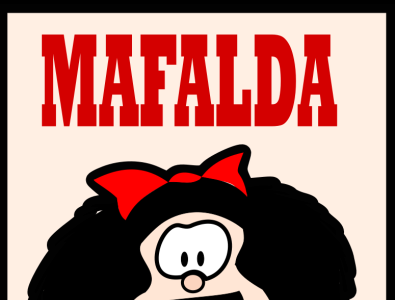 mafalda Quinto tribute design flat illustration ui vector web