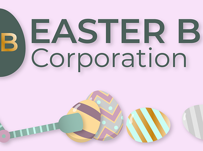 Easter Bunny Corp Eggsperience animation colourful easter easter eggs factory illustration illustrator robots