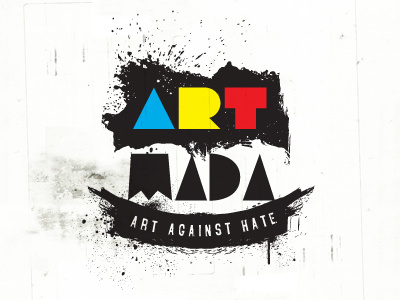 ART-MADA : Support ART against HATE art art mada logo shmoo sign