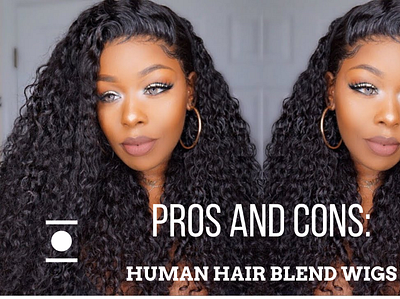 Pros and cons of human hair blend wigs human hair blend wigs human hair wigs