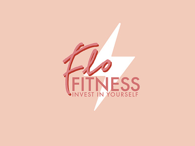 Flo Fitness branding design fitness fitness logo graphic design logo minimal personal trainer typography