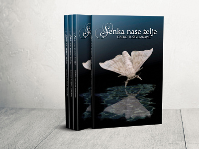 Senka nase zelje book cover graphic design