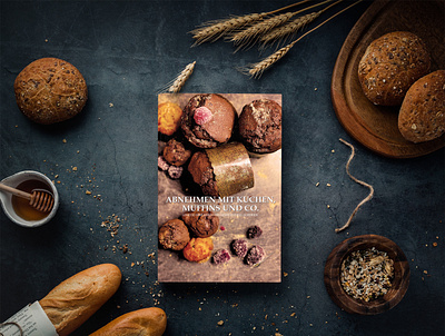 Muffins book cover graphic design
