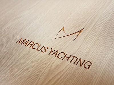 Marcus Yachting graphic design illustration logo vector yacht