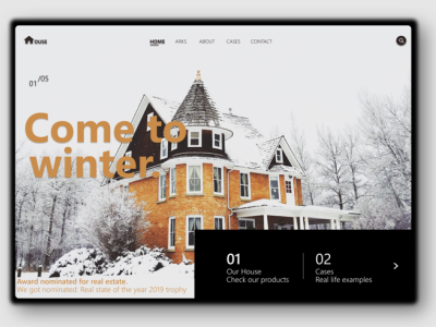 Rental House Web LAnding Page.