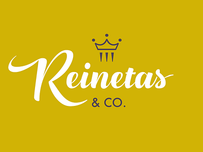 Reinetas & Co. handcraft lettering logotype naming spanish