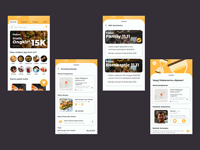 Food Delivery App application branding design food food delivery foodapp fooddelivery foodtruck illustration inspiration logo ui uidesign ux uxdesign
