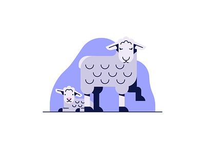 Sheep animals design illustration nature sheep vector wildlife