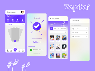 Zepita' Wallet mobile mobile app mobile ui wallet