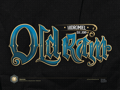 OldRam / Lettering brand branding design digitalart illustration lettering vector vector art