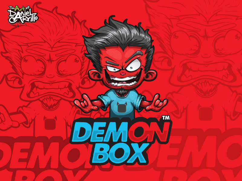 Demon Box animation brand character design