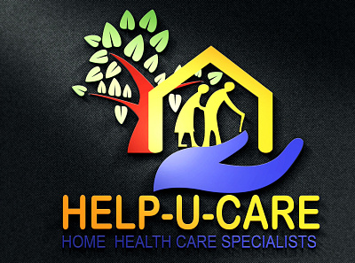 Help U Care creative design logo logodesign minimal vector