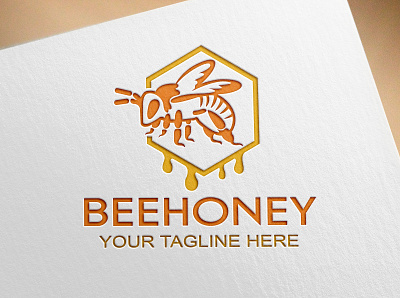 Beehoney branding creative design flat illustration logo logodesign minimal typography ui vector