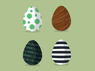 Easter Eggs drawing easter egg flat design illustration illustrator minimal