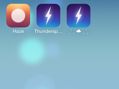 Thunderspace 2 on the Home Screen ~ Good or Evil? unicode