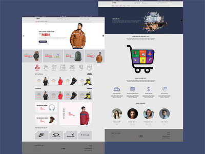 E-commerce web design graphic design web design