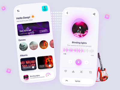 Music player app