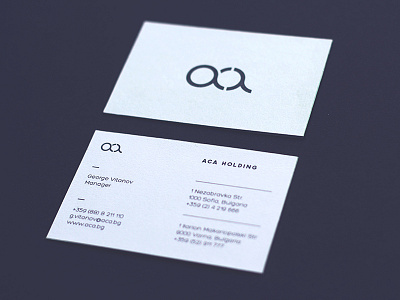 Brand Identity - ACA Holding Ltd.