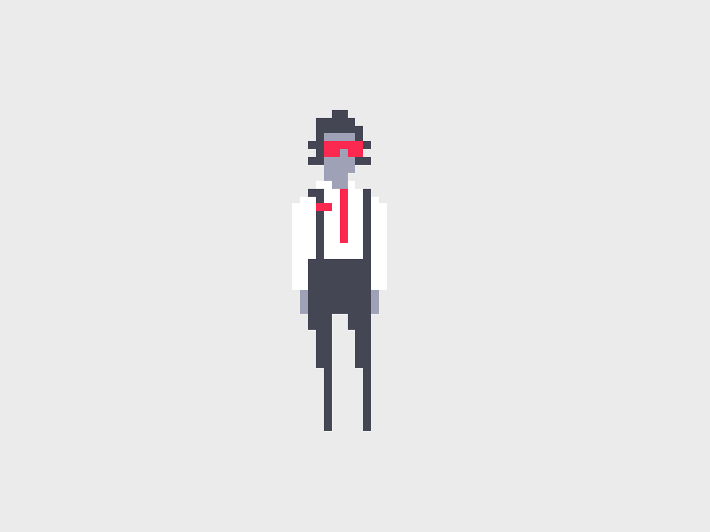 Pixel art is the new black. by Slav Vitanov on Dribbble