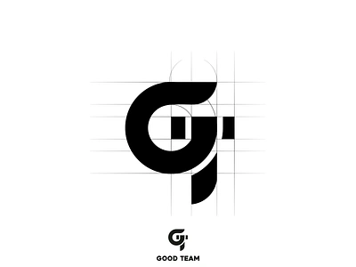 Letter G + T For Good Team Logo Design custom logo flat flat logo good logo graphic design illustration initial initiallogo letter lettering letters logo minimalist minimalist logo monogram logo new logo simple simple logo team ui