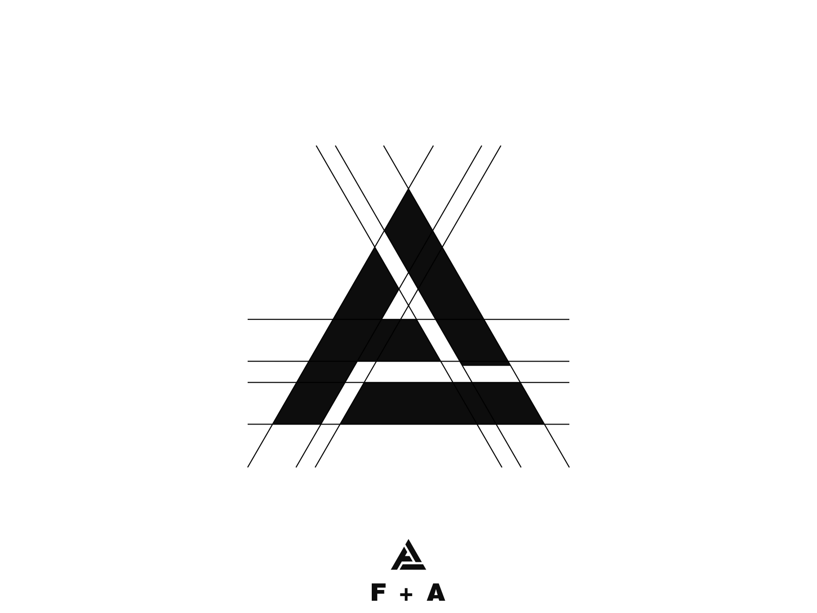 Letter F A Logo Design by jobendesign on Dribbble