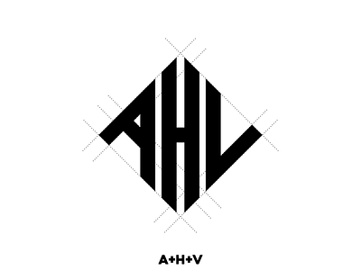 Letter A   H   V Logo Design