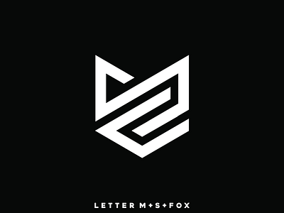 Letter M S Fox Logo Design By Jobendesign On Dribbble