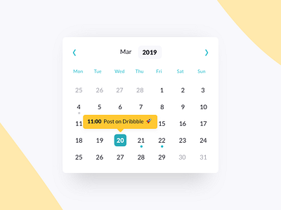 Calendar app appointment calendar component date date picker day element mobile module month picker reminder responsive schedule time ui ux web year