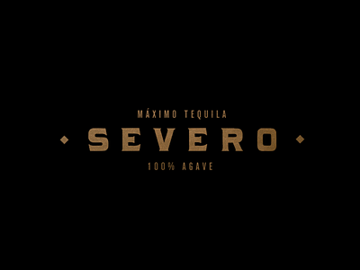 Tequila Severo — Logo 30s branding design jalisco logo logotype maximato mexico tequila