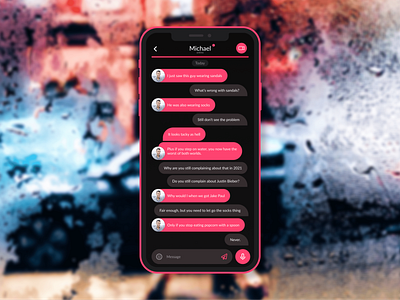 Daily UI 013 – Direct Messaging