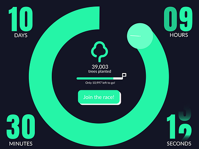 Daily UI 014 – Countdown Timer