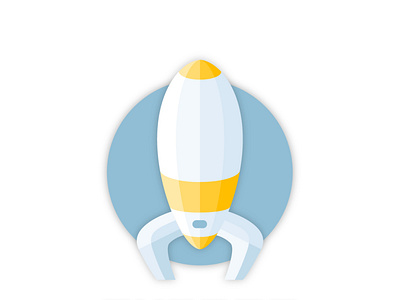 Dailylogochallenge Day 01: Rocketship