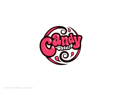 Candy Wheels branding candy graphic design illustrator logo logo design vector wheel