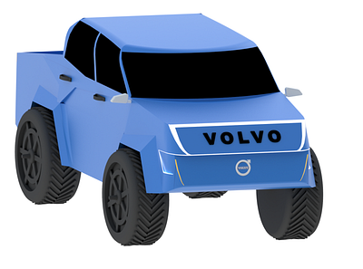 Pickup truck autodesk inventor design fusion 360 illustration rendering