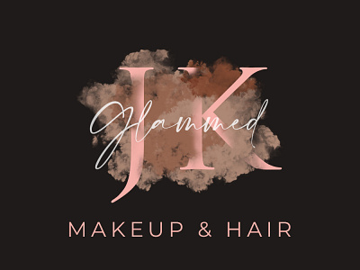 JK Glammed 3d graphic design logo
