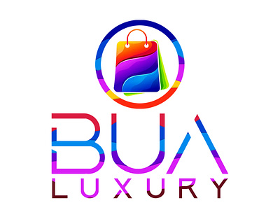 BUA Luxury 3d branding graphic design logo