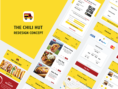 The Chili Hut App Design Concept