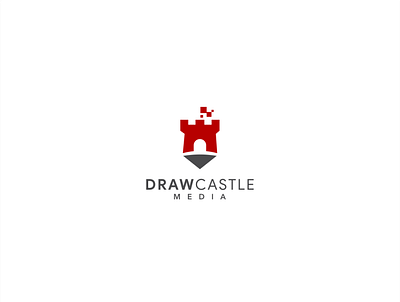 DrawCastle absract logo minimal modern