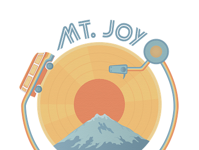 Mt. Joy Contest Winner band branding design illustration logo music typography
