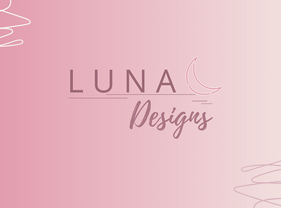 Luna branding design illustration logo minimal