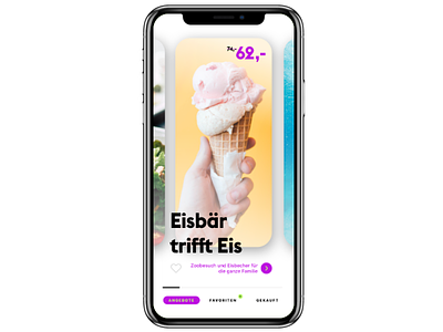 local deal app iphonex rounded ui ux