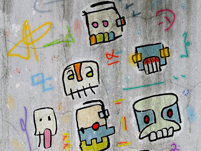 Shinoda's Wall design drawing graffiti sketches street art