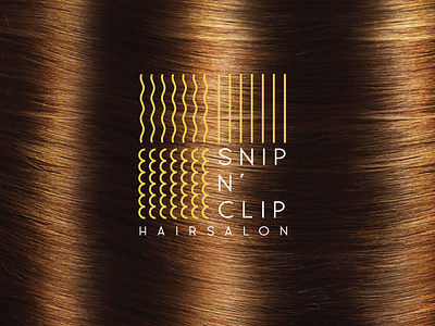 Snip N' Clip brand identity branding design illustration logo logodesign minimalistic photoshop
