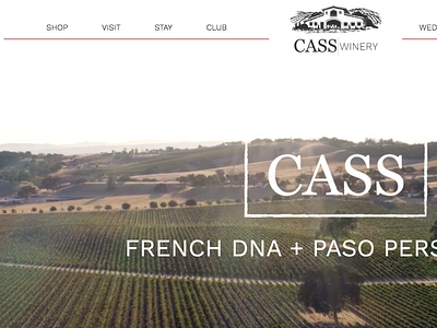 Winery and Vineyard Website Design