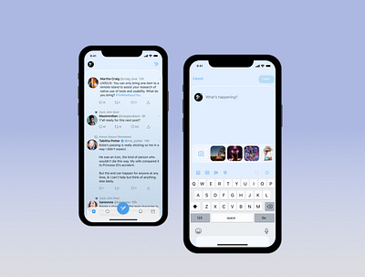 Twitter UI Modes app twitter ui