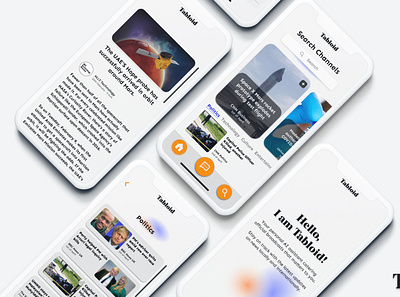 Tabloid 01 - 02 ai app apple application artificialintelligence login mobile userexperience userinterface ux ui ux ui design uxui