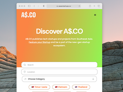 A$.CO asean asian branding southeastasia web webdesign webflow website