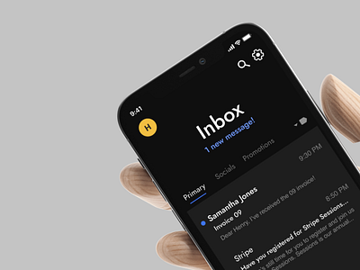 Sleek & Simple Email Experience (Black)