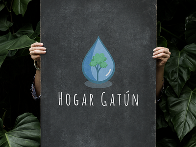 Hogar Gatún logo art branding design graphic design icon illustration logo logodesign minimal vector